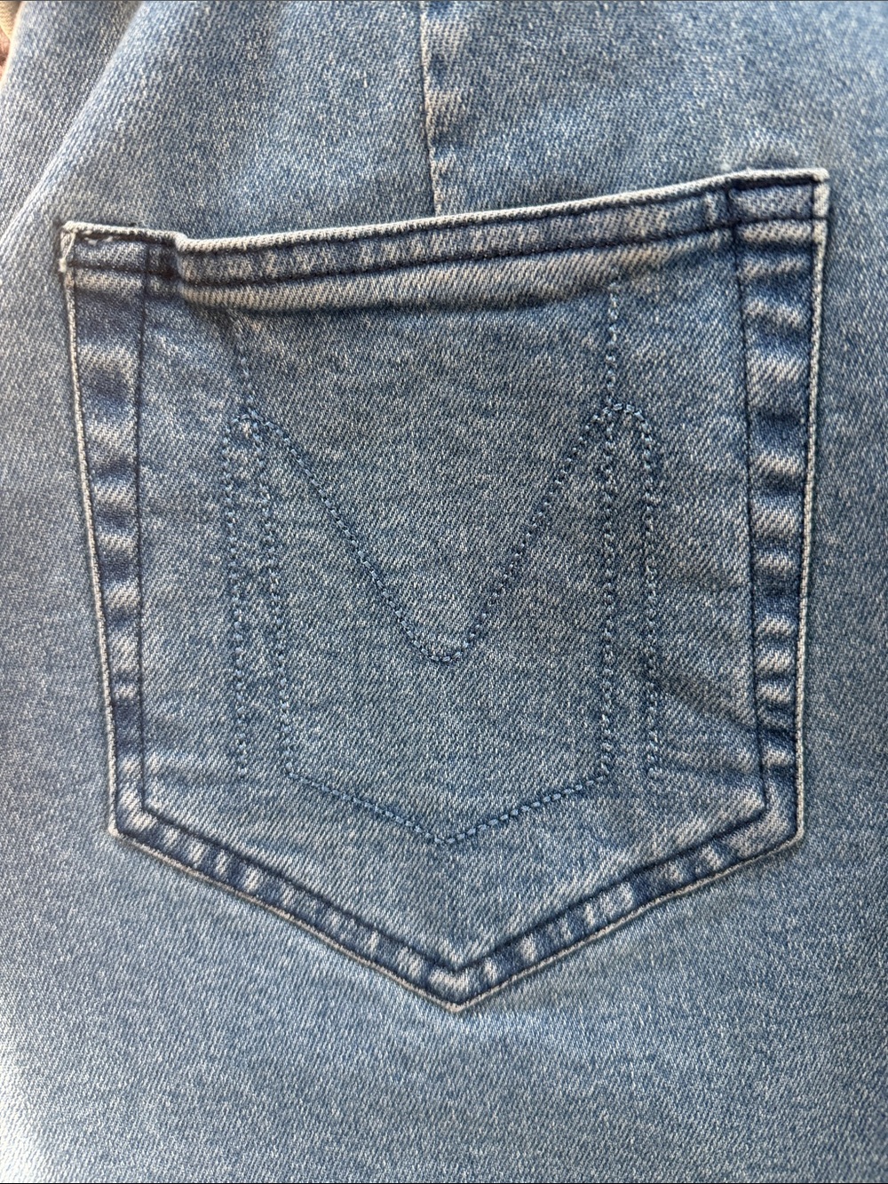 Show Me Your MuMu Light Blue Denim Short-Sleeve Zip Dress with Braided Belt - Picture 3 of 5